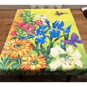 Flag Trends By Carson‎ Floral And Butterfly Pattern Extra Large
